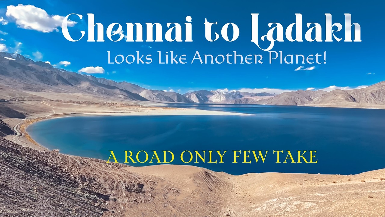 Ченнаи-Лех | Дискит к озеру Пангонг 🌊 | Голубые миры и ледяные ночи | லடாக் Туристический влог | ...
