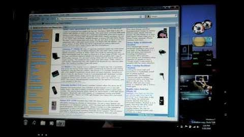 HP TX2 1020US Windows 7 RC 64 bit Multi touch Demo