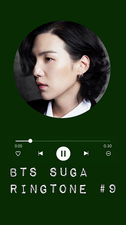 BTS SUGA RINGTONE #9 (SUGA-WA, SUGA-WA)