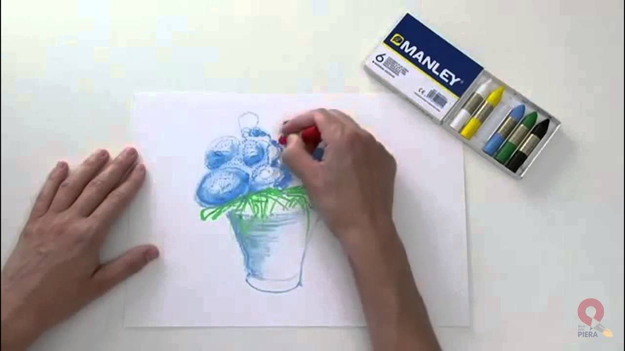 DEGRADADOS DE COLORES CON CERAS MANLEY - BELLAS ARTES PIERA