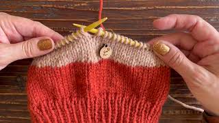 How To Knit German Short Rows In The Round