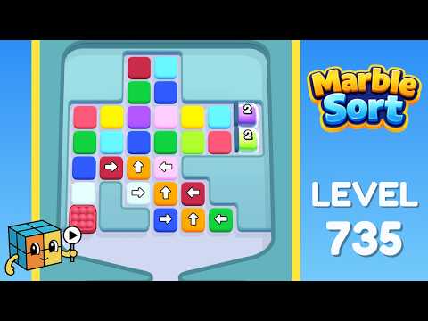 Marble Sort level 735 walkthrough video cover