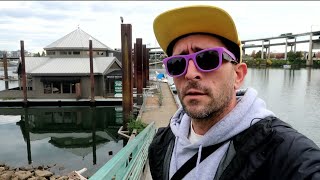 ABANDONED - Iconic Floating Restaurant NEWPORT SEAFOOD GRILL Portland Oregon