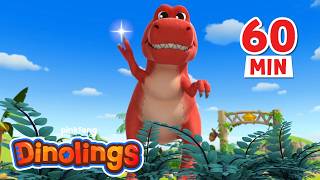 tv kids 1 hour t rex cartoons king dinosaurs dinolings official