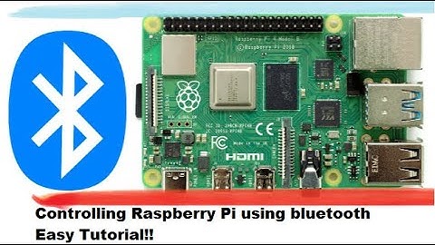 How to control Raspberry pi 3 or 4 using Bluetooth for beginners | Easy tutorial!!