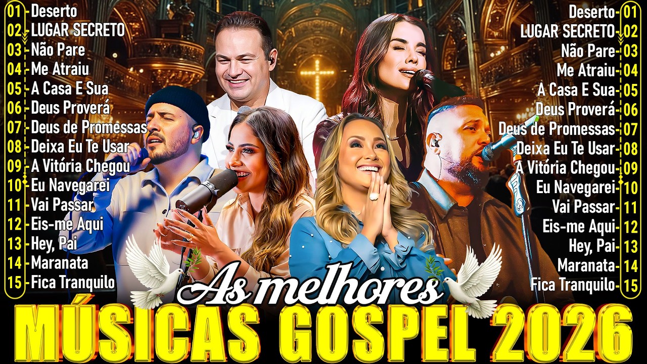 Top Gospel – 100 Louvores Que Trazem Luz, Paz e Esperança | Hinos Evangélicos Mais Tocadas 2026