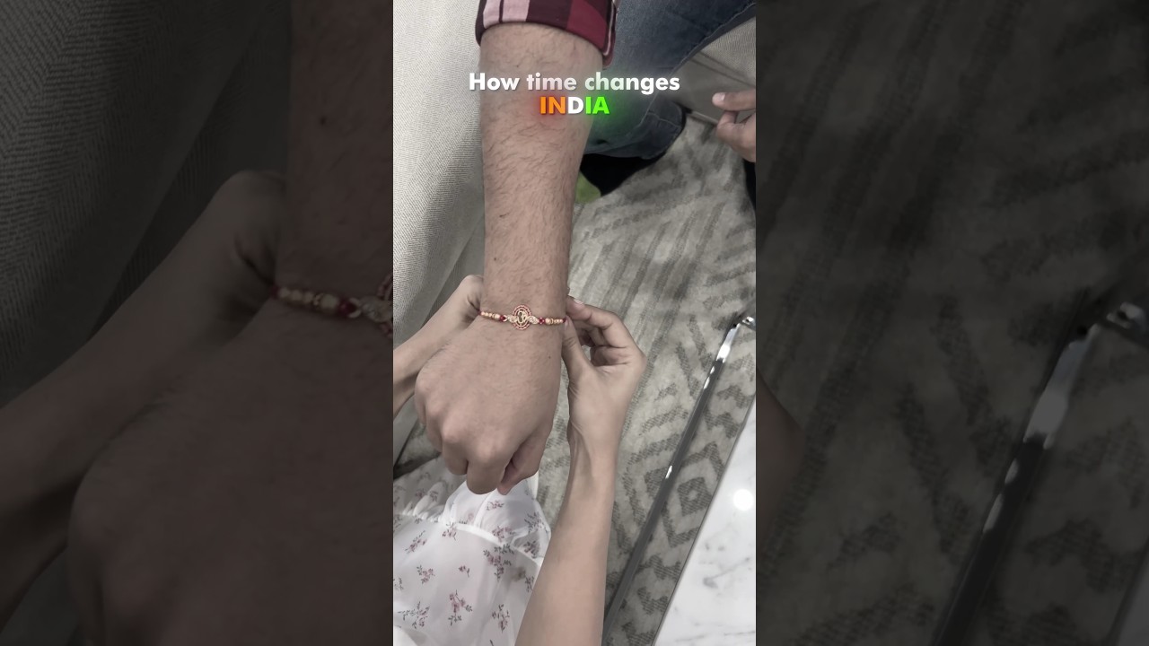 Then vs now 💔.. Share this with your loved ones #rakhi #rakshabandhan