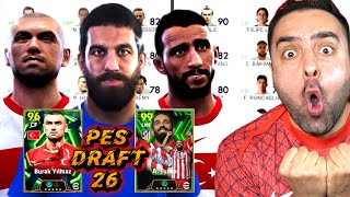 PESDRAFT 2026 AMA TÜRK EFSANELER VAR 😱 Arda Turan, Burak Yılmaz, Nuri Şahin