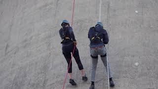 Filming My Niece Abseil The Tallest Lift Tower In The Uk