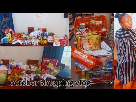 October Huge grocery shopping haul\High Cost of living in Kenya\Shopping vlog\Naivas\Grocery Haul