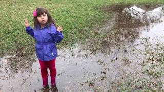 Puddle jumping - mud puddles