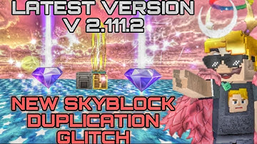 Blockman Go Skyblock Duplication Glitch | V2.111.2 | No ClickBait | #blockmango