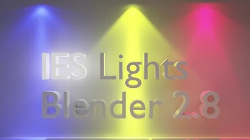 IES Light Tutorial - Blender 2.8