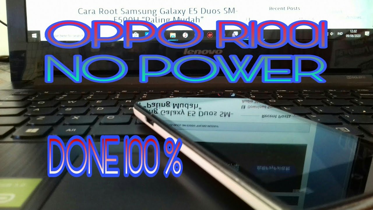 Oppo R1001 no power
