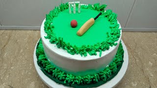 Cricket Theme Cake | Awazing Decoration by Ishrat's Food Villa