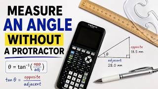 How to Measure an Angle Without a Protractor | Ruler & Trigonometry