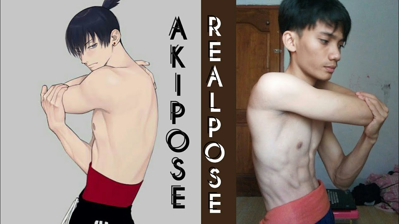 Aki Chainsawman Muscle Pose Real Life - YouTube