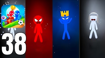 Stickman Party: 4 Player Games - Gameplay Walkthrough Part 38 - (iOS, Android)