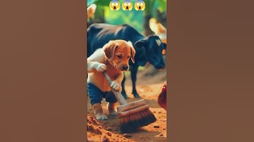 The poor puppy emotional story 😱😱#ai #video #viral #dog #youtube #dogshorts #youtubeshorts