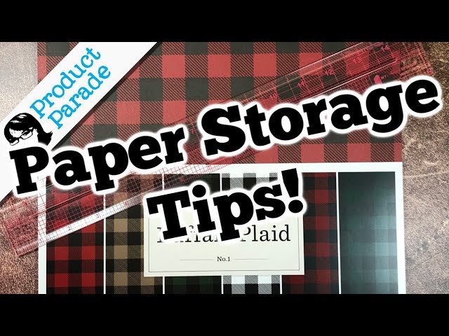 Paper storage, This was my solution for storing 12x12 paper…
