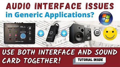 SOLVED! USB Audio Interface Issues for General Audio Playback - Just Use TWO Devices (How To Guide)