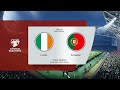 Ireland vs Portugal - European Qualifiers for the 2026 FIFA World Cup - Simulation PES