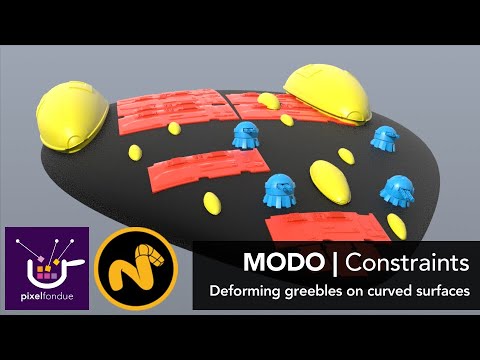 MODO | Projecting Details on Curved Surfaces