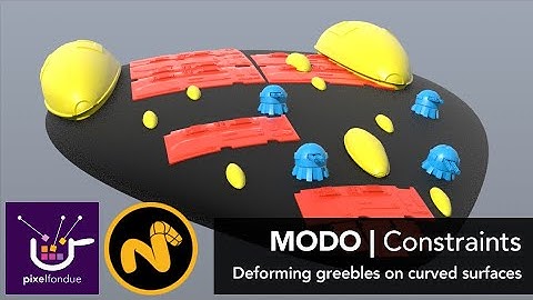 MODO | Projecting Details on Curved Surfaces