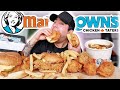 MARY BROWN'S CRISPY FRIED CHICKEN SANDWICHES + POUTINE | TIPS FOR YOUTUBERS | MUKBANG