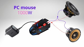 Transforming An Old Pc Mouse Into A Powerful Subwoofer Amplifier For Diy Audio | Electronic Ideas