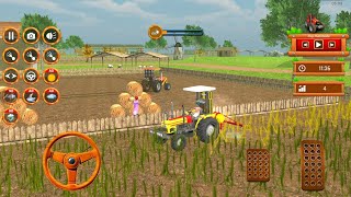 Village Tractor Farming Simulator Android Mobile Game - Android Tractor Farming Mobile Game screenshot 3