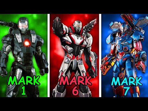 Every War Machine Suit Explained in 8 Minutes