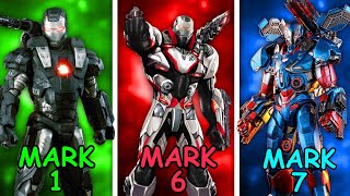 Every War Machine Suit Explained In 8 Minutes