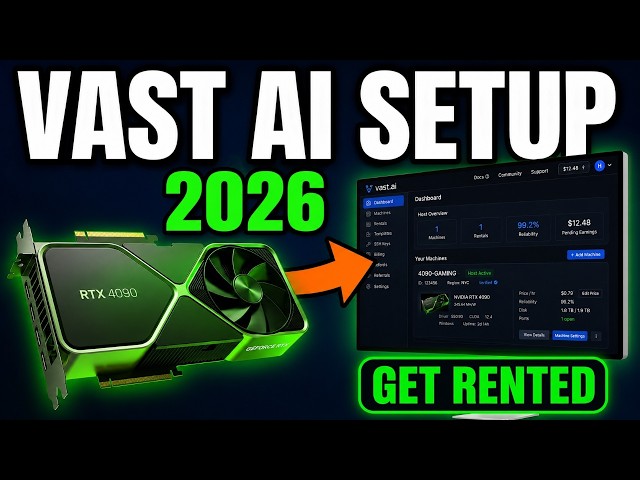 Vast.AI Host Setup 2026 - Full Install + How to Price Your GPU to