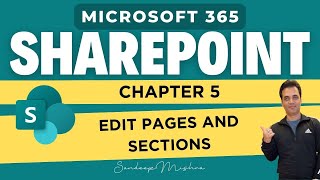 Microsoft SharePoint | Chapter 5 - How To Update Pages In SharePoint Site | Microsoft 365 Course