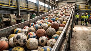How Old Footballs Become Sports Rubber Flooring