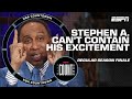 Stephen A. Smith GOES ALL OUT for Knicks support 😂 &#39;WE AIN&#39;T SCARED!&#39;  🗣 | NBA Countdown