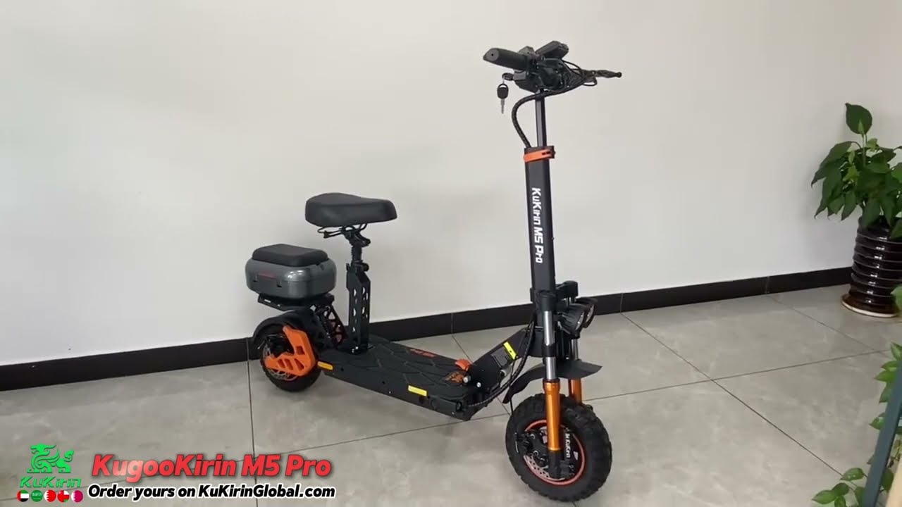 Kugoo M5 Pro 】Long Range Electric Scooter With Seat and Storage