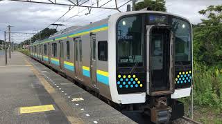 E131系0番台マリR07編成那古船形発車
