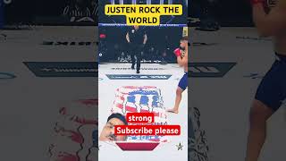 JUSTIN ROCK THE WORLD | JUSTIN VS ILIA #ufc #ufcgym #mma #justin #ilia