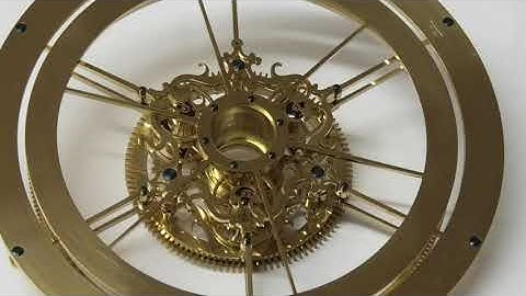 Astro-skeleton, sidereal time assembly finished.