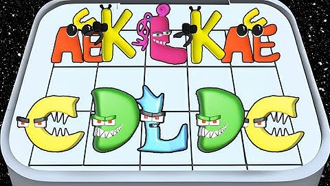 Merge Number+Alphabet Lore Vs Merge Double Alphabet Monster Battle Max Level Gameplay