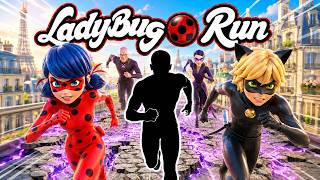 4K🐞MIRACULOUS LADYBUG RUN! | Immersive Interactive Warm Up | PARIS ESCAPE | Fun Workout | FULL #57 screenshot 3
