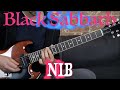 Black sabbath  nib  metal guitar lesson wtabs