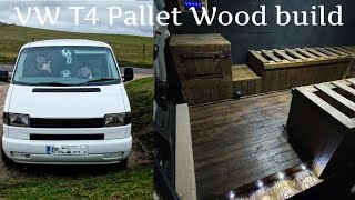 Full Pallet Wood Build VW Transporter T4  #vwt4 #campervanconversion #vwcampervan by LT_TOMMY  6,488 views 1 year ago 16 minutes