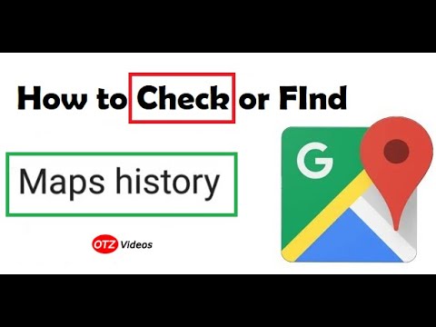 How to check Google Maps History - YouTube