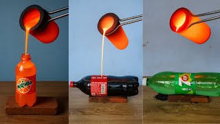 Experiment: Pouring 1200°C molten lava into Coca-Cola — the shocking reaction!