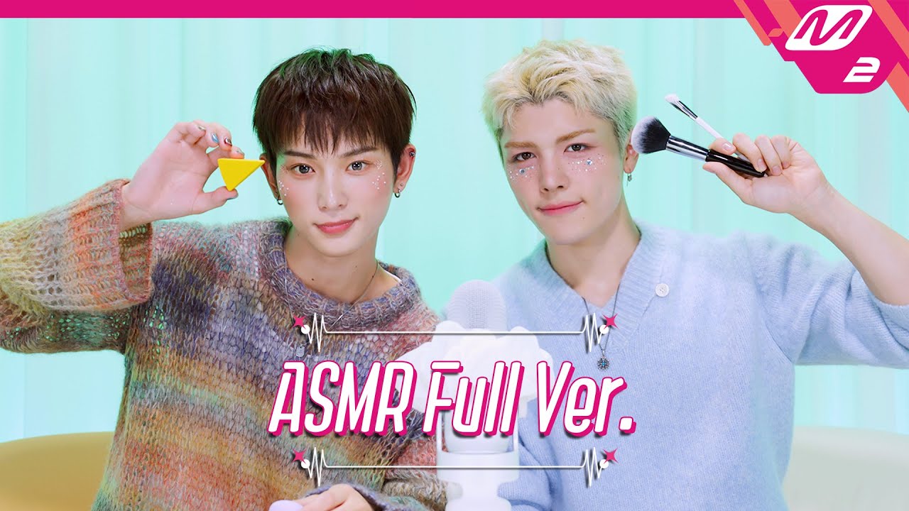 ✨ASMR 천재 아이돌 등장✨ 앤팀 하루아&마키의 메이크업 퍼프 소리 ASMR 풀버전 | &TEAM 하루아&마키 | [팅글썰롱]