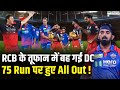 IPL 2026: DC का बुरा हाल! 75 पर ढेर, RCB ने 6 ओवर में जीता मुकाबला