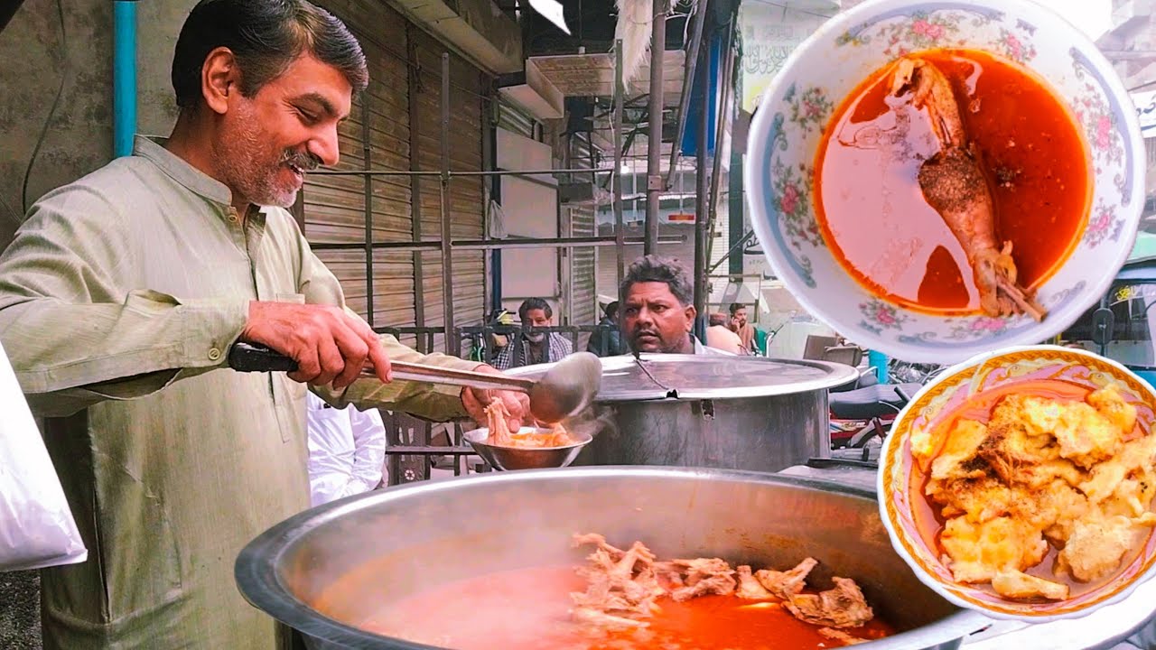 Honest Uncle ji  Serves Siri Paye At Road Side | Siri Paye Recipe | Sheikh Siri Paye |